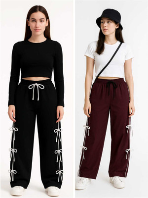 Subhaan Fashion Relaxed Women Multicolor Trousers