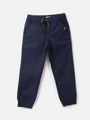 United Colors of Benetton Regular Fit Boys Blue Trousers