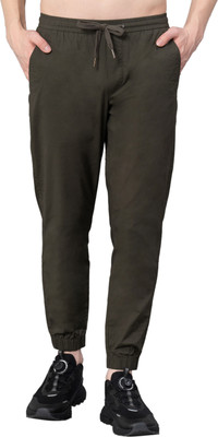 RED TAPE Regular Fit Men Green Trousers