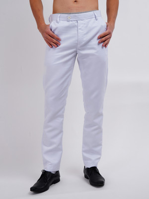 Kundan Regular Fit Men White Trousers