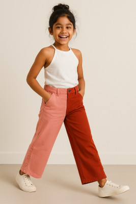 TALES & STORIES Regular Fit Girls Multicolor Trousers