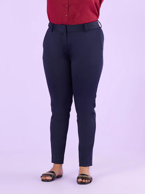 Big Hello Regular Fit Women Blue Trousers