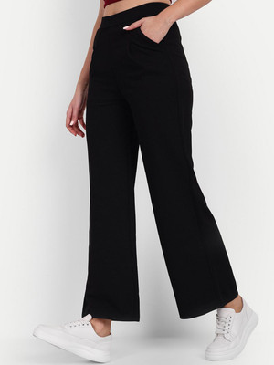 NEXT ONE Loose Fit Women Black Trousers