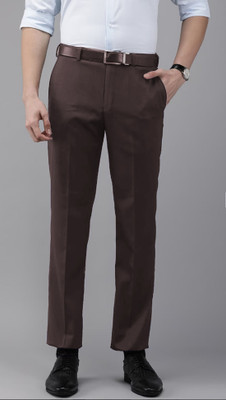 AD & AV Regular Fit Men Brown Trousers
