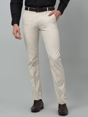 CANTABIL Regular Fit Men Beige Trousers