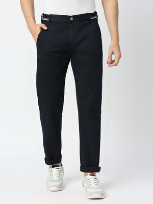 THOMAS SCOTT Slim Fit Men Dark Blue Trousers