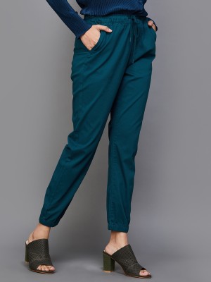 CODE by Lifestyle Regular Fit Women Blue Trousers
