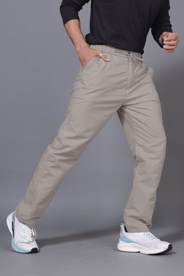 HARICREATION Comfort Fit Men Beige Trousers