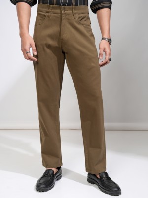 HIGHLANDER Relaxed Men Brown Trousers