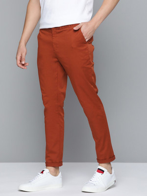 Mast & Harbour Regular Fit Men Red Trousers