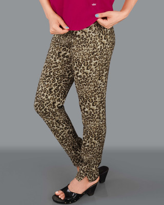 french crown Relaxed Women Brown Trousers