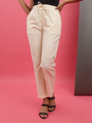 Freehand Regular Fit Women Beige Trousers