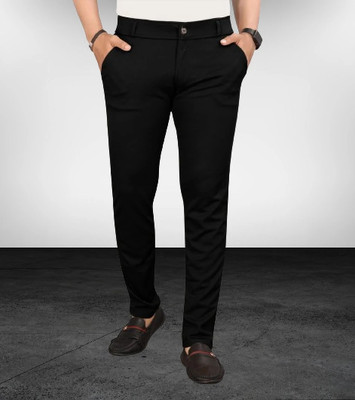 Krishna Designing Regular Fit Men Gold Trousers