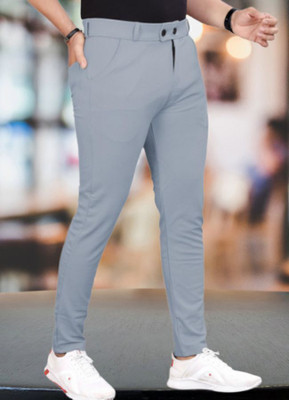 METRONAUT Regular Fit Men Grey Trousers