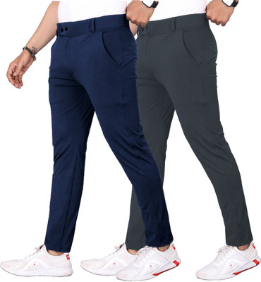 COMBRAIDED Regular Fit Men Multicolor Trousers