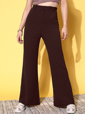 CORSICA Flared Women Multicolor Trousers