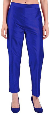 PILKU Regular Fit Women Blue Trousers