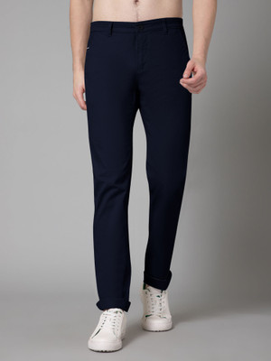 CANTABIL Regular Fit Men Blue Trousers