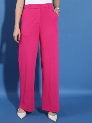 KETCH Regular Fit Women Pink Trousers