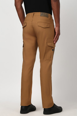 PETER ENGLAND Regular Fit Men Brown Trousers