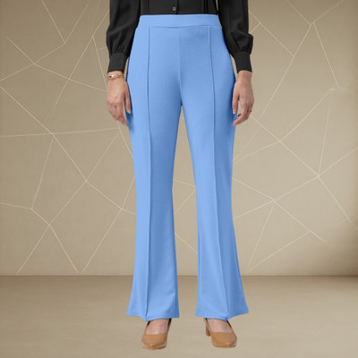 Squadfashion Loose Fit Women Light Blue Trousers