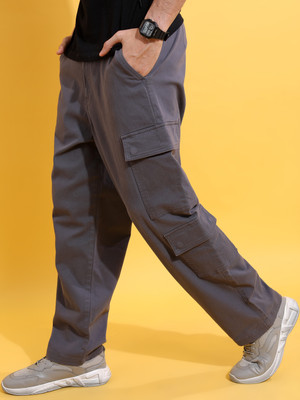 HIGHLANDER Relaxed Men Grey Trousers