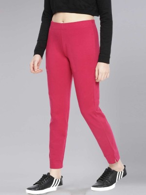 Dollar Missy Regular Fit Women Pink Trousers