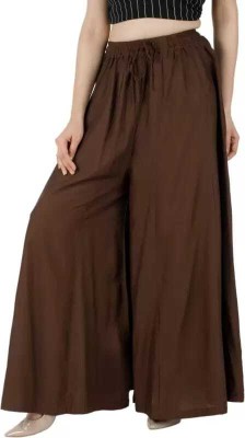 FASHIONFREEDOM Relaxed Women Brown Trousers