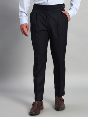 FASHIONEMPIRE Regular Fit Men Dark Blue Trousers