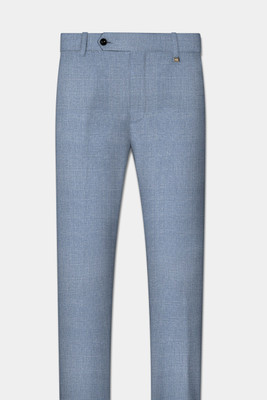 french crown Regular Fit Men Blue Trousers