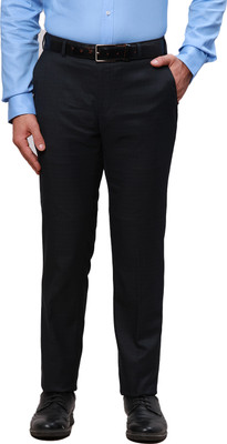 Raymond Slim Fit Men Black Trousers