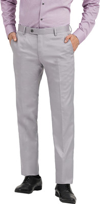 ARROW Regular Fit Men Grey Trousers