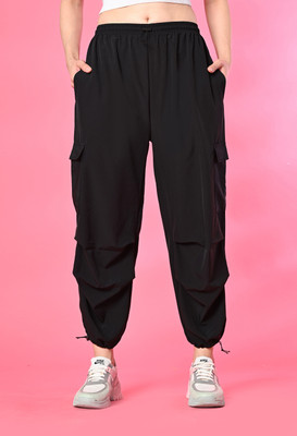 FUNDAY FASHION Relaxed Women Black Trousers