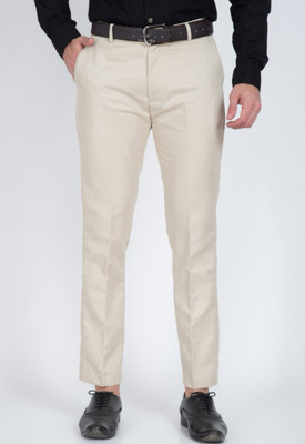 FUBAR Slim Fit Men Brown Trousers