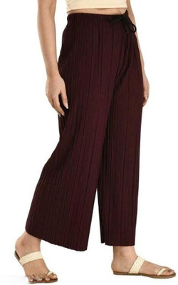 Eminent Enterprise Relaxed Women Maroon Trousers