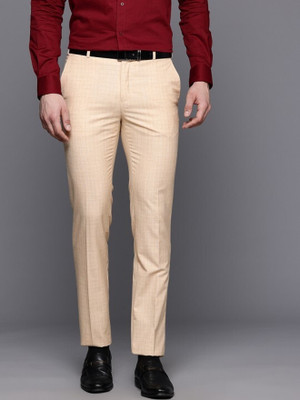 Raymond Slim Fit Men Brown Trousers