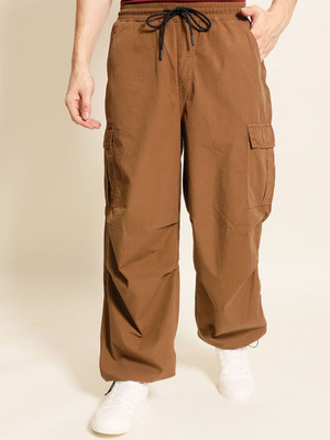 Roadster Loose Fit Men Brown Trousers