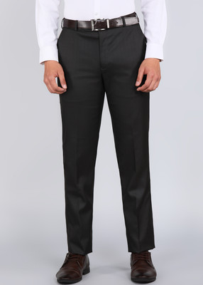 PARK AVENUE Regular Fit Men Brown Trousers