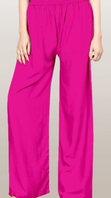 MERAKHICLOTHING Regular Fit Women Pink Trousers