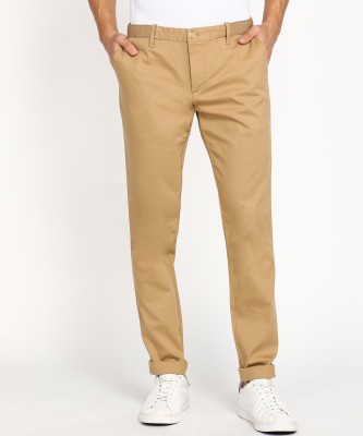 INDIAN TERRAIN Tapered Men Brown Trousers