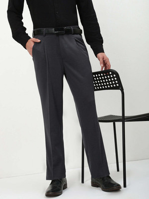 SHOWOFFFF Regular Fit Men Black Trousers