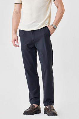 Snitch Relaxed Men Dark Blue Trousers