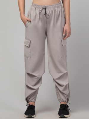 CROWNKING Regular Fit Women Grey Trousers