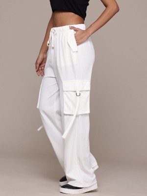 Roadster Regular Fit Women White Trousers