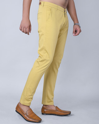 Tanip Slim Fit Men Brown Trousers