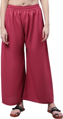 legitlooks Comfort Fit, Flared, Regular Fit, Relaxed Women Pink Trousers