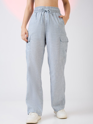 Globus Relaxed Women Blue Trousers
