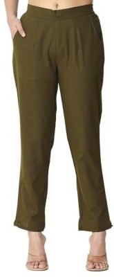 Gianna Regular Fit Women Green Trousers