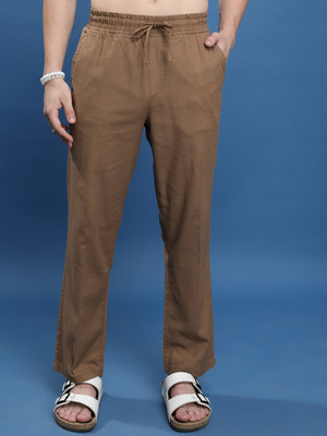 HIGHLANDER Regular Fit Men Brown Trousers