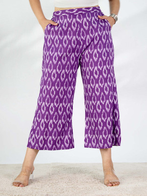 LetsDressUp Relaxed Women Purple Trousers